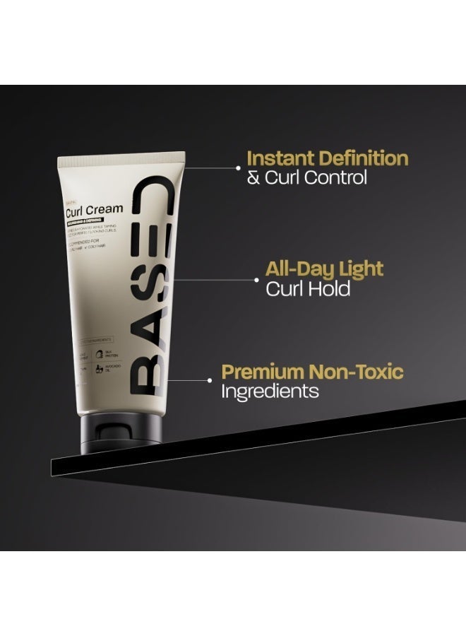 Based Curl Cream, Defines Curls, Controls Frizz, Medium Hold, Hydrates & Nourishes with Agave, Silk Protein & Castor Oil, No Harmful Chemicals or Artificial Fragrance (6.8 Oz Pack of 1) - Image 4